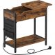  Songmics Vasagle rectangular console 60 x 31.5 x 60 cm in brown tones