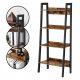  Songmics Vasagle Shelf 56 cm x 137.5 cm x 34 cm Brown tones
