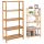 Songmics bathroom shelf, brown tones, 26 x 60 x 130 cm