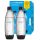  2x BOTTLES SODASTREAM BOTTLES SATURATOR BOTTLE 1L TWO PACK