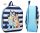  Backpack, 3D Bluey Backpack (625-4676) Blue and Bingo