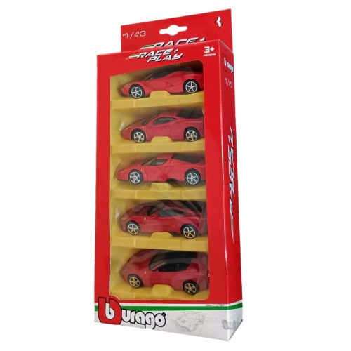  FERRARI CARS BBURAGO SPRING SET 1:43 METAL CARS