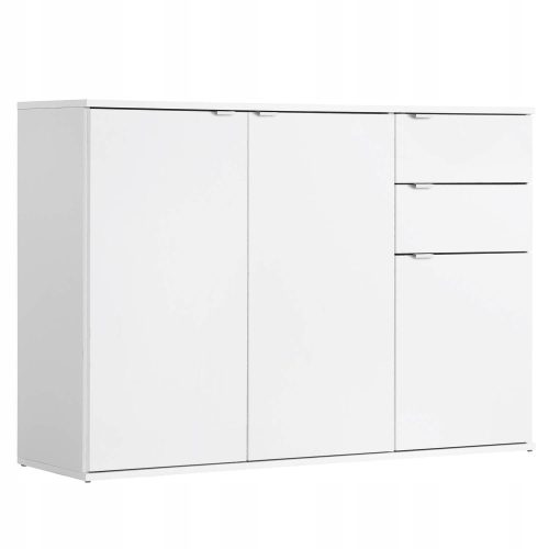  SaraMeble OFFICE chest of drawers 111 x 35 x 80cm white white