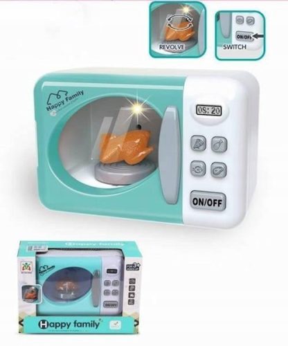  CHILDREN'S BATTERY-POWERED MICROWAVE OVEN LIGHT HOUSEHOLD APPLIANCES