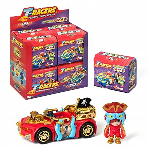  T-RACERS Series 2 - Surprise Car and Racing Driver. Build, Mix and Race. T-