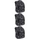 Dinosaur Themed Kid's Backpack "Back Up" in Black with Spacious Compartments and Safety Features