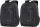 Black CoolPack Backpack CP Youth School 3-Compartment Black Snow x2