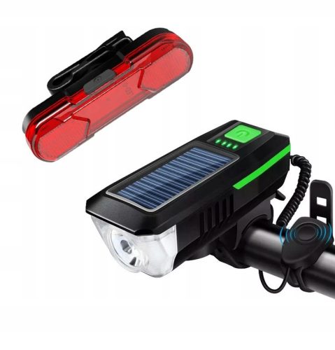  DMR bicycle lighting ZPTLED_SOLAR 1000 lm battery