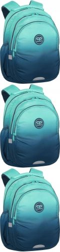 Gradient Blue Lagoon Coolpack Jerry School Backpack with Side Pockets