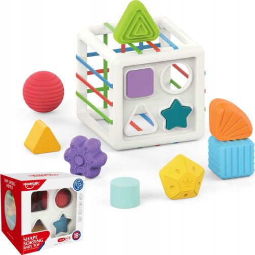  Educational cube sorter for a Montessori child