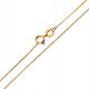  Gold chain 585 delicate armor with a strong weave armor gift 50cm