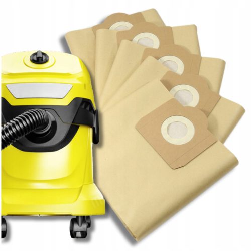  Paper Vacuum Cleaner Bags, THICK, STRONG VACUUM CLEANER BAGS, 5 pcs.