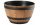  Flowerpot Verdenia, 40 cm x 40 x 24.5 cm, diameter 40 cm, plastic in brown and beige tones