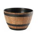  Flowerpot Verdenia, 40 cm x 40 x 24.5 cm, diameter 40 cm, plastic in brown and beige tones