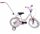  Midex children's bike BIKE FOR GIRL SIDE WHEELS GUIDE 14" wheel white