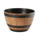  Galicja flowerpot, 50 cm x 50 x 32 cm, diameter 50 cm, plastic in brown and beige tones