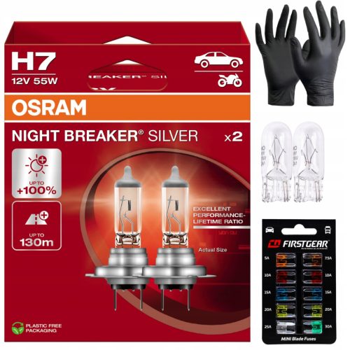  Osram H7 55W bulbs 2 pcs.