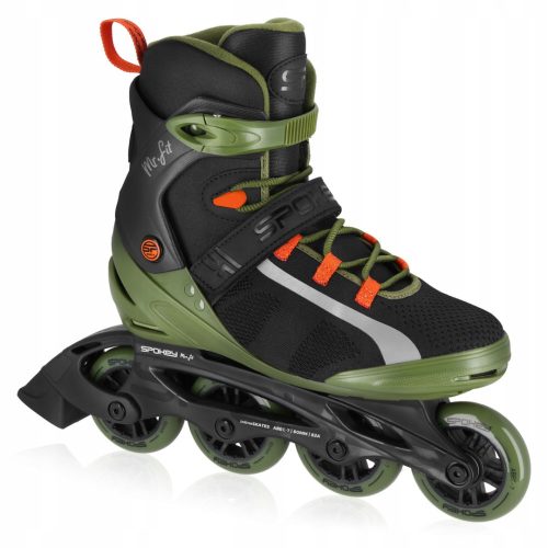  Patins à roues alignées Spokey MrFIT ABEC7 Carbon pour hommes, taille 44