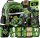  Minecraft Multi-Compartment School Backpack, Multicolor, 22 Years Old