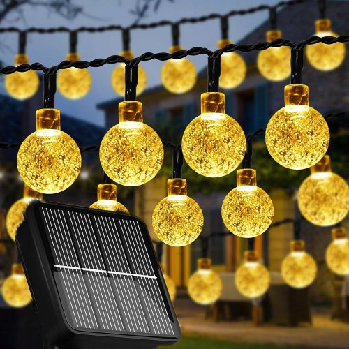  Garlands SOLAR Garden Lamps 50LED 7M Warm