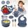  SILICONE TABLEWARE SET FOR BABIES WITH SUCTION CUP BEAR 9 EL