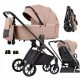  2in1 Carrello Ultra Carrello Kinderwagen + ALFA Carrello Adapter for the Maxi-Cosi Cybex Car Seat