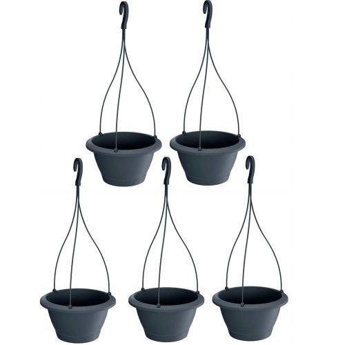  Prosperplast flowerpot 14.5 cm x 27 x 14.5 cm diameter 27 cm plastic black