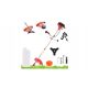  THE POWERFUL TURBO petrol brush with butter, 6.1 HP, strimmer, lawn mower, oil set