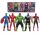  5 GROSSE AVENGERS THANOS SPIDERMAN EISENFIGUREN