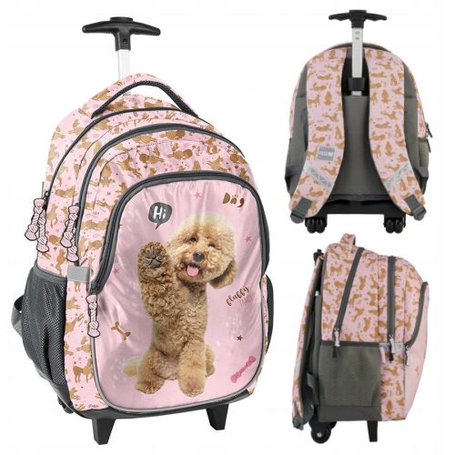  Paso School Backpack with Multiple Compartments Pink Shades, Multicoloured 28 l