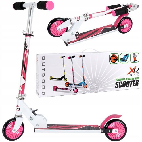  Two-wheeled, lightweight, foldable scooter made of aluminum