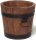  Drewdon flowerpot, 28 cm x 28 x 26 cm, diameter 28 cm, wood tones in brown and beige