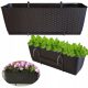  Prosperplast flowerpot 49.2 cm x 17.2 x 17.4 cm, plastic in brown and beige tones