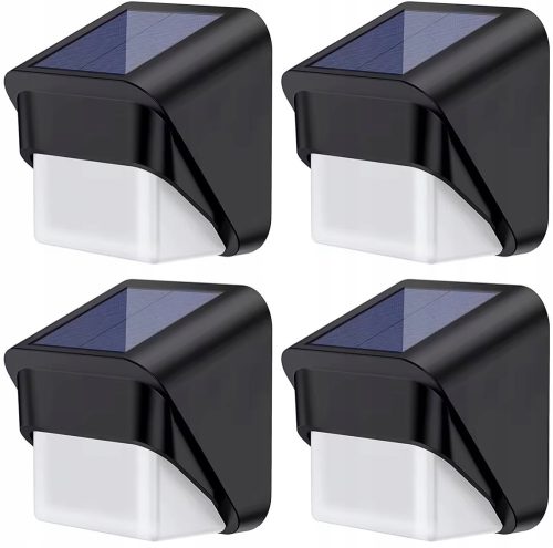  Recessed solar light NNLED black 8.5 cm 4 pcs.