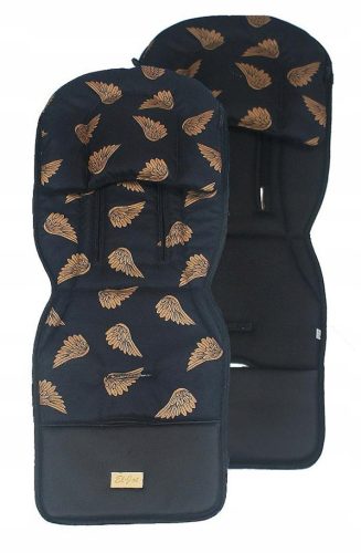  DOUBLE-SIDED STROLLER INSERT, BREATHABLE MESH POLYESTER, GOLDEN WINGS