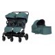  Easy Go Echo Sage Green Twin Stroller + Soft Carrycot for the ECHO Stroller EasyGo Baby Insert Safe and Comfortable