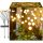  2PCS 10LED SOLAR LAMP FIREFLY SWING BALLS GARDEN BALL