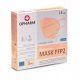  PROTECTIVE MASK FFP2 FILTER MASK PEACH x5