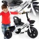  BE-ACTIVE.PL Three-wheeled bicycle Children's tricycle, ride-on, white, black