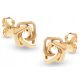  ORIGINAL GOLD GEOMETRICAL KNOT EARRINGS 8KT 333