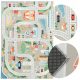  CHILDREN'S CARPET 200x300CM COLORFUL LARGE STREETS ROAD CITY SOFT AND GRASS