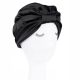  SATIN TURBAN SLEEPING CAP DAYTIME BLACK