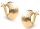  GOLDEN SUBTLE ENGLISH SHELL EARRINGS 585