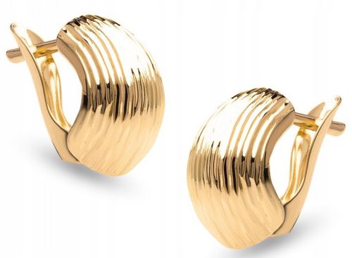  GOLDEN SUBTLE ENGLISH SHELL EARRINGS 585