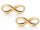  GOLD EARRINGS INFINITY INFINITY 585