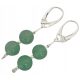  SILVER EARRINGS HANGING MADE OF SILVER 925 AVENTURINE WITH GREEN AVENTURINE