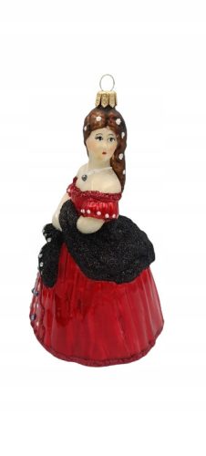  GLASS CHRISTMAS BALLS Princess 16.5 cm