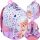 Pastel Kitty 4-Compartment Youth School Backpack for Girls