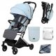  MIKKELI self-folding lightweight stroller + rain cover for the stroller