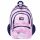ST.Right Pink Sky 4-Compartment School Backpack for Girls